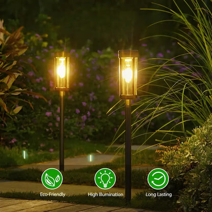 Solar Torch Lights – Modern Outdoor Garden & Pathway Lights