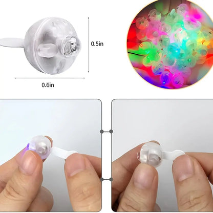 Mini LED Light Pearls – Glowing Fairy Lights for Balloons & Parties