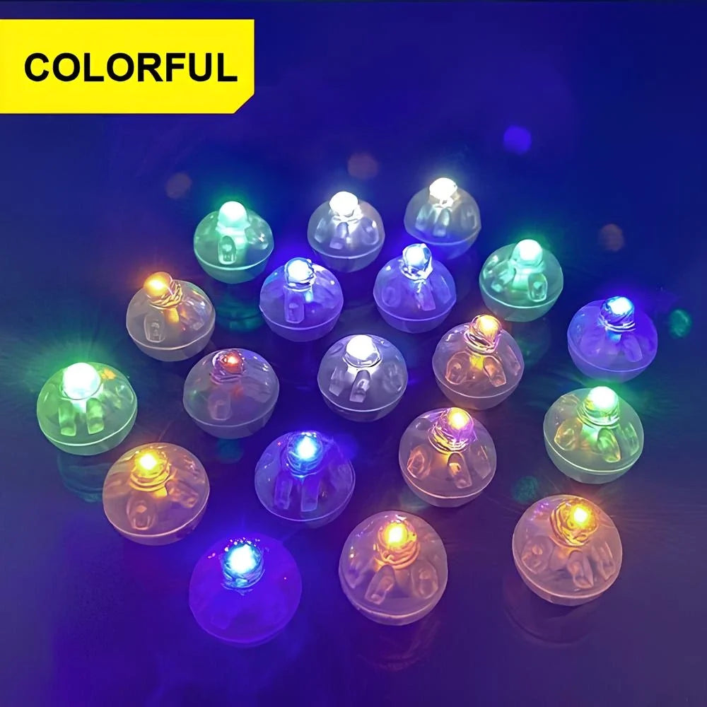 Mini LED Light Pearls – Glowing Fairy Lights for Balloons & Parties