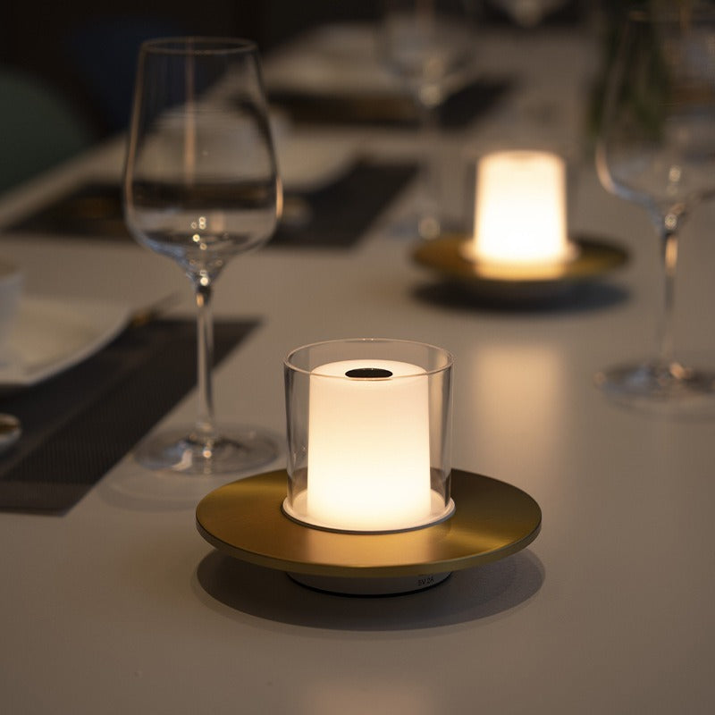 Rechargeable Candle Table Lamp – Gesture Control Dimmable LED Lamp