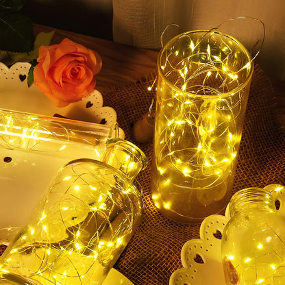 Solar Fairy String Lights – Waterproof Outdoor Garden & Patio Lights