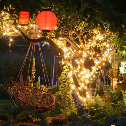 Solar Fairy String Lights – Waterproof Outdoor Garden & Patio Lights