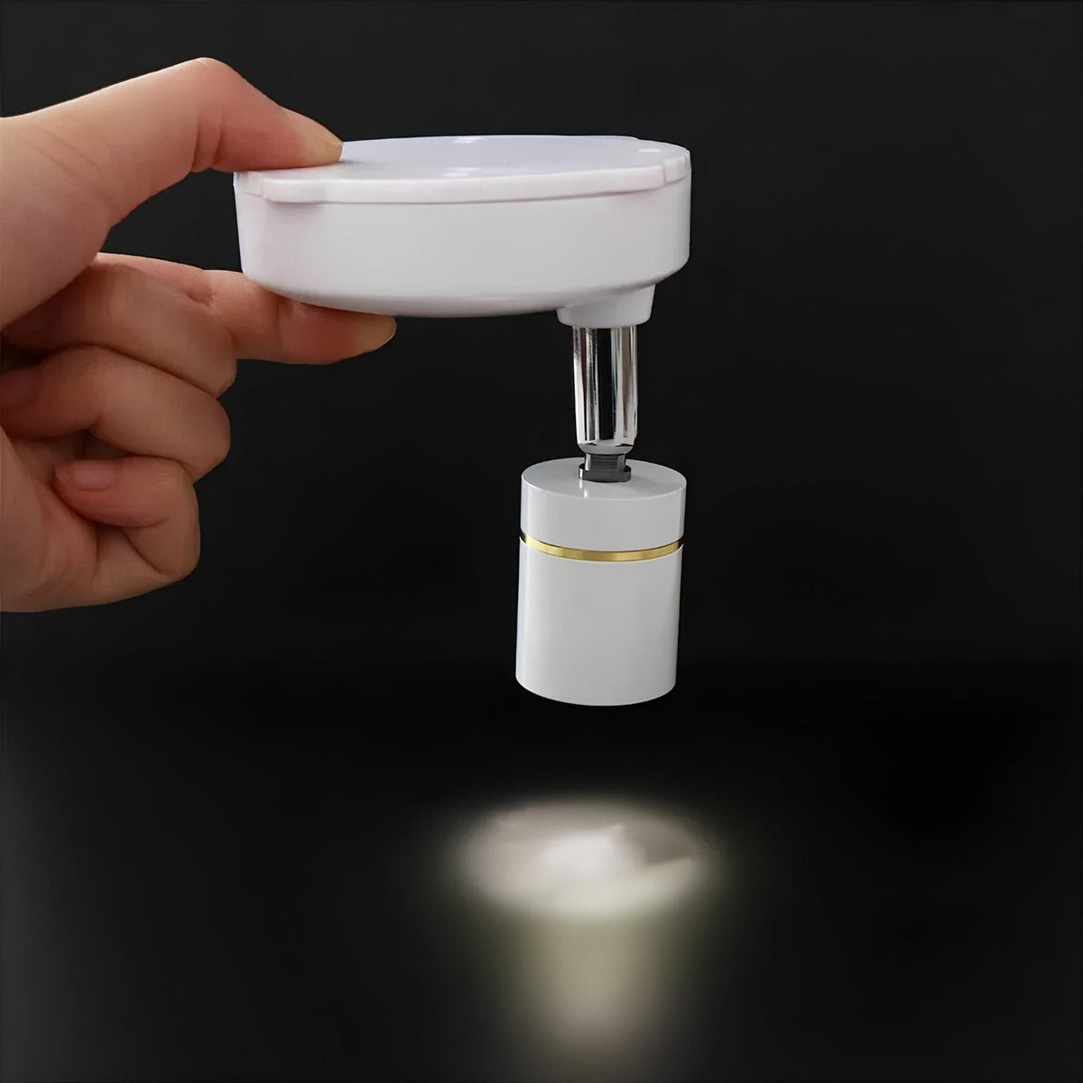 EasyWall | Wireless LED Spotlight with Remote – Dimmable Battery Picture Light, Stick-On Accent Light for Art, Plants & Walls