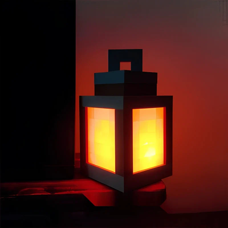 Pixel Game Lantern – 16-Color LED Retro Gaming Lamp