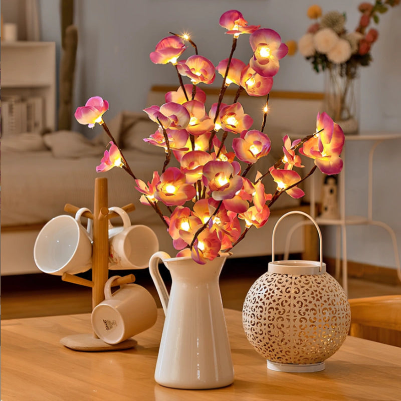 Lighted Branches Lamp – LED Willow, Olive, Rose & Orchid Decor