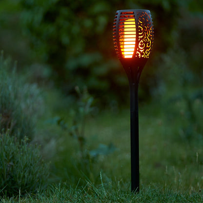 Solar Flame Garden Torch – Flickering Waterproof Outdoor Lantern Light