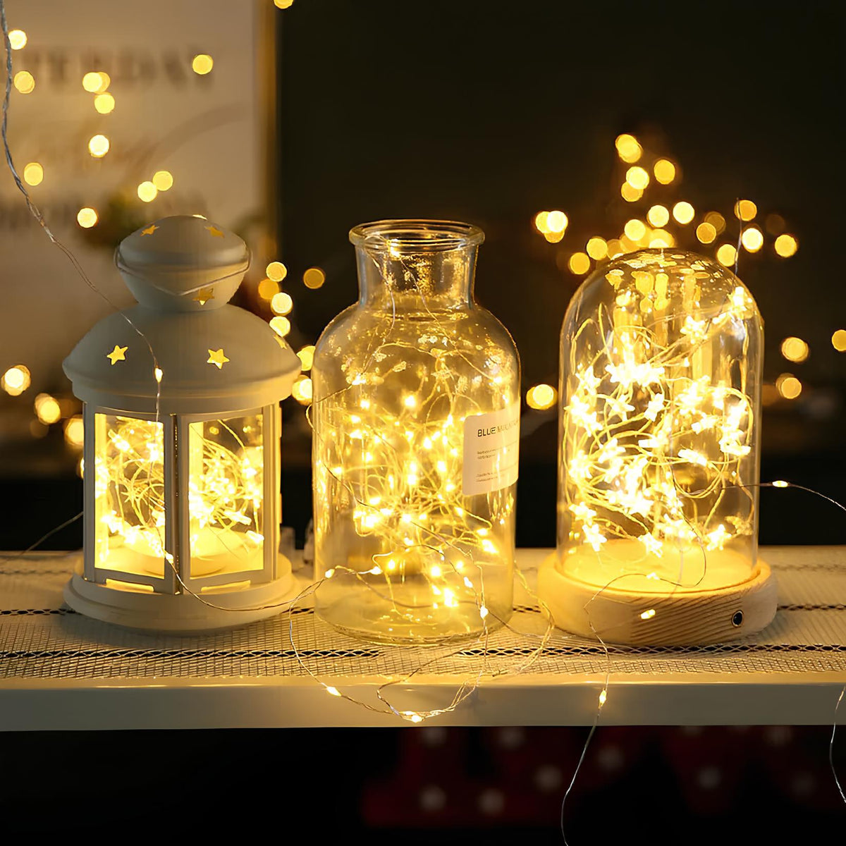 Solar Fairy String Lights – Waterproof Outdoor Garden & Patio Lights