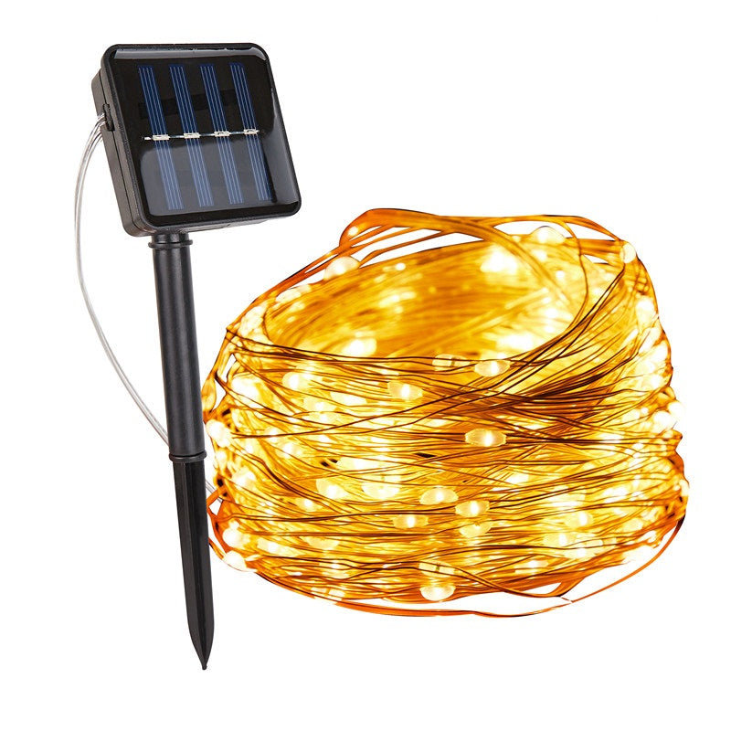 Solar Fairy String Lights – Waterproof Outdoor Garden & Patio Lights