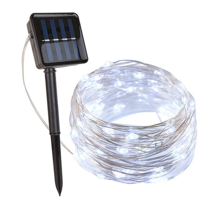 Solar Fairy String Lights – Waterproof Outdoor Garden & Patio Lights